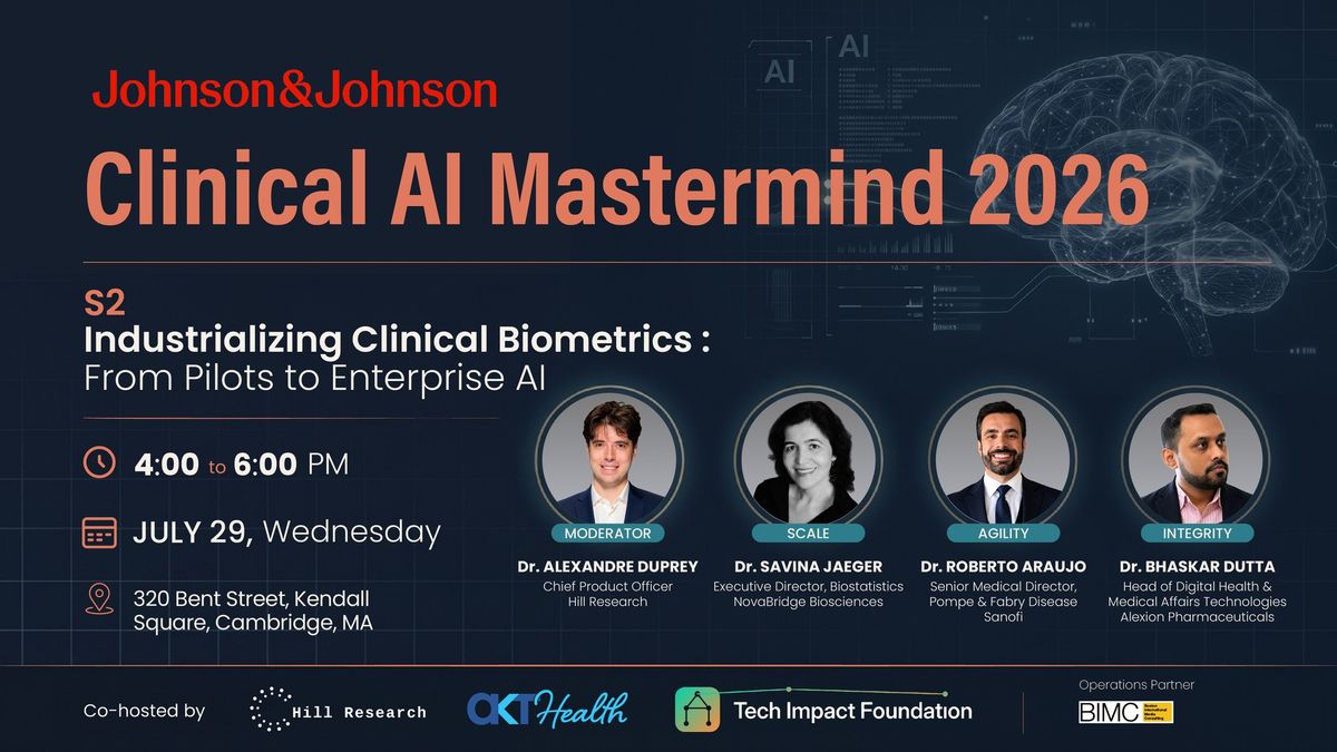 Hill Research Co-Hosts Clinical AI Mastermind S2 at Johnson & Johnson