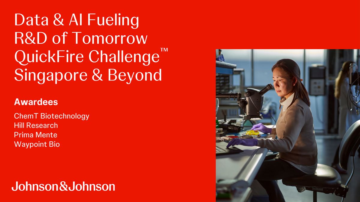 Hill Research Named an Awardee in Johnson & Johnson's Data & AI Fueling R&D of Tomorrow QuickFire Challenge