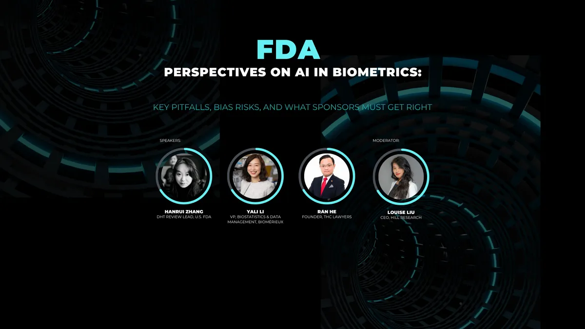 FDA Perspectives on AI in Biometrics Webinar